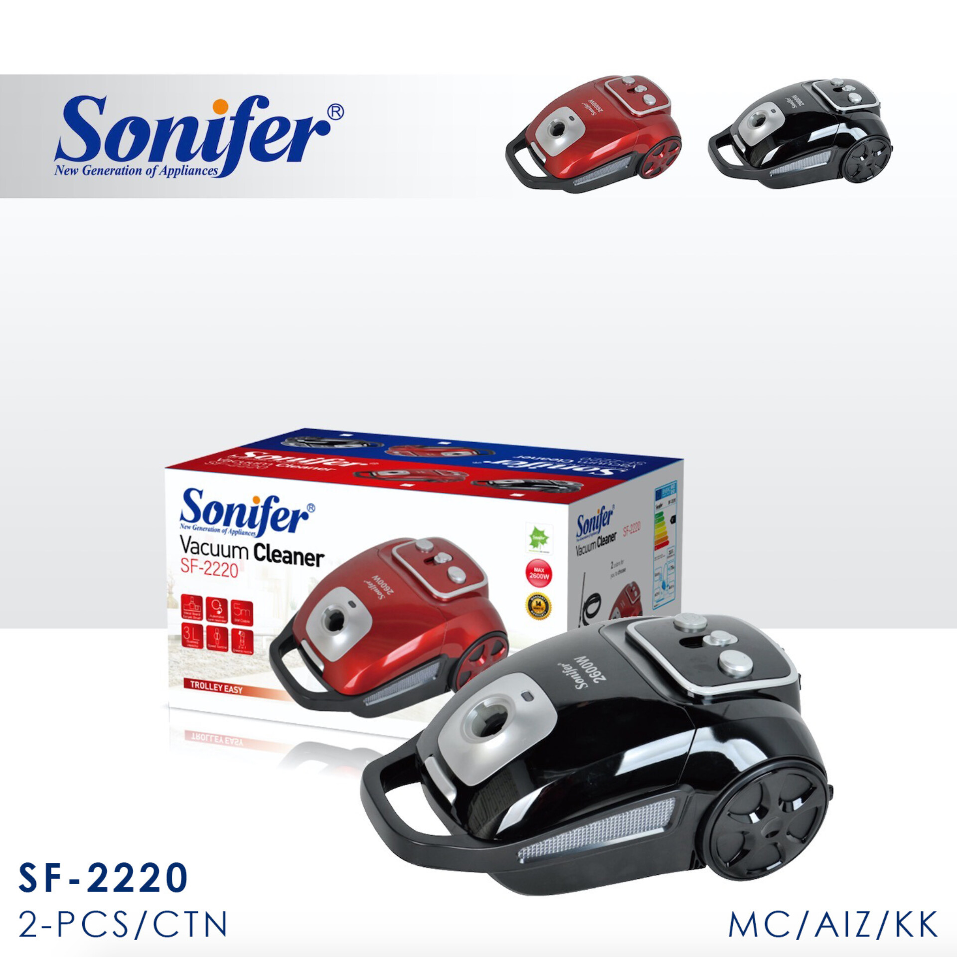 جارو برقی ماشيني سونیفر sf_2220