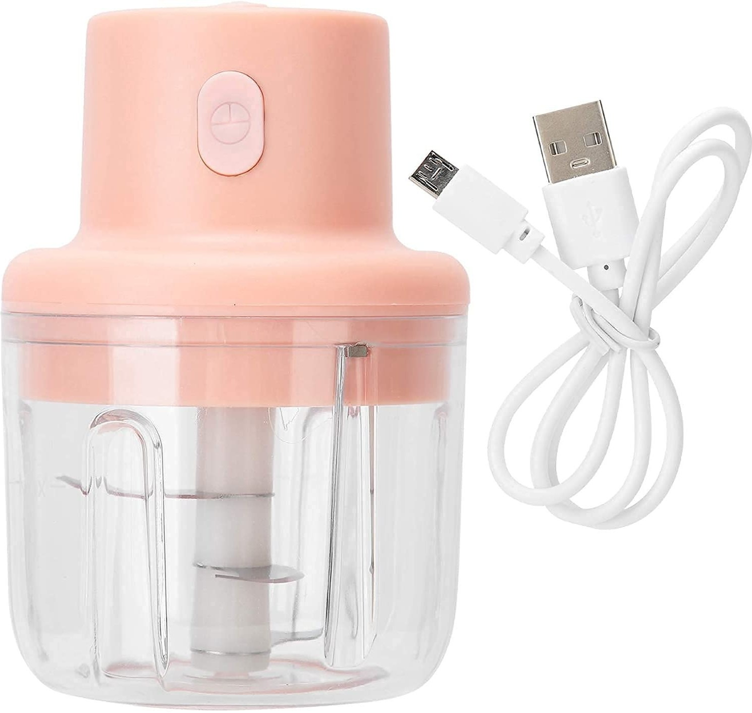 مینی خردکن شارژی صورتی 250 میل Portable Food Processor