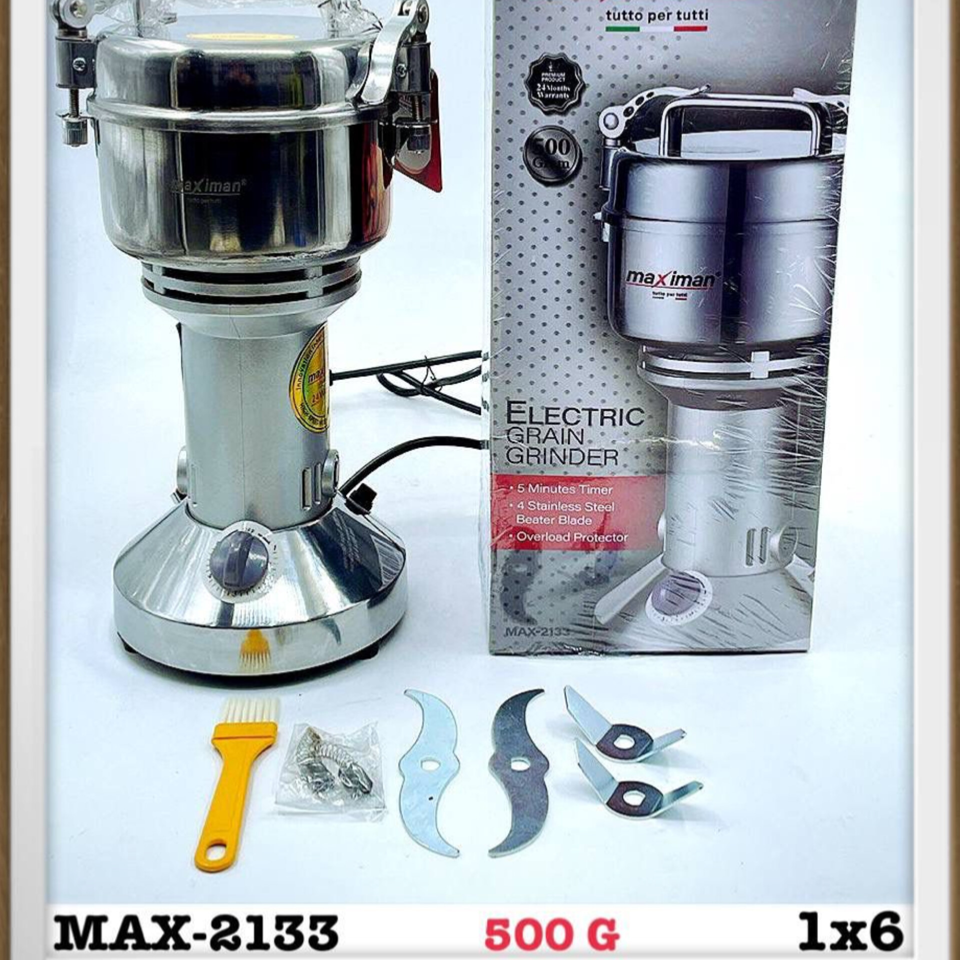 آسیاب نیمه صنعتی مکسیمان 500گرمmax_2133