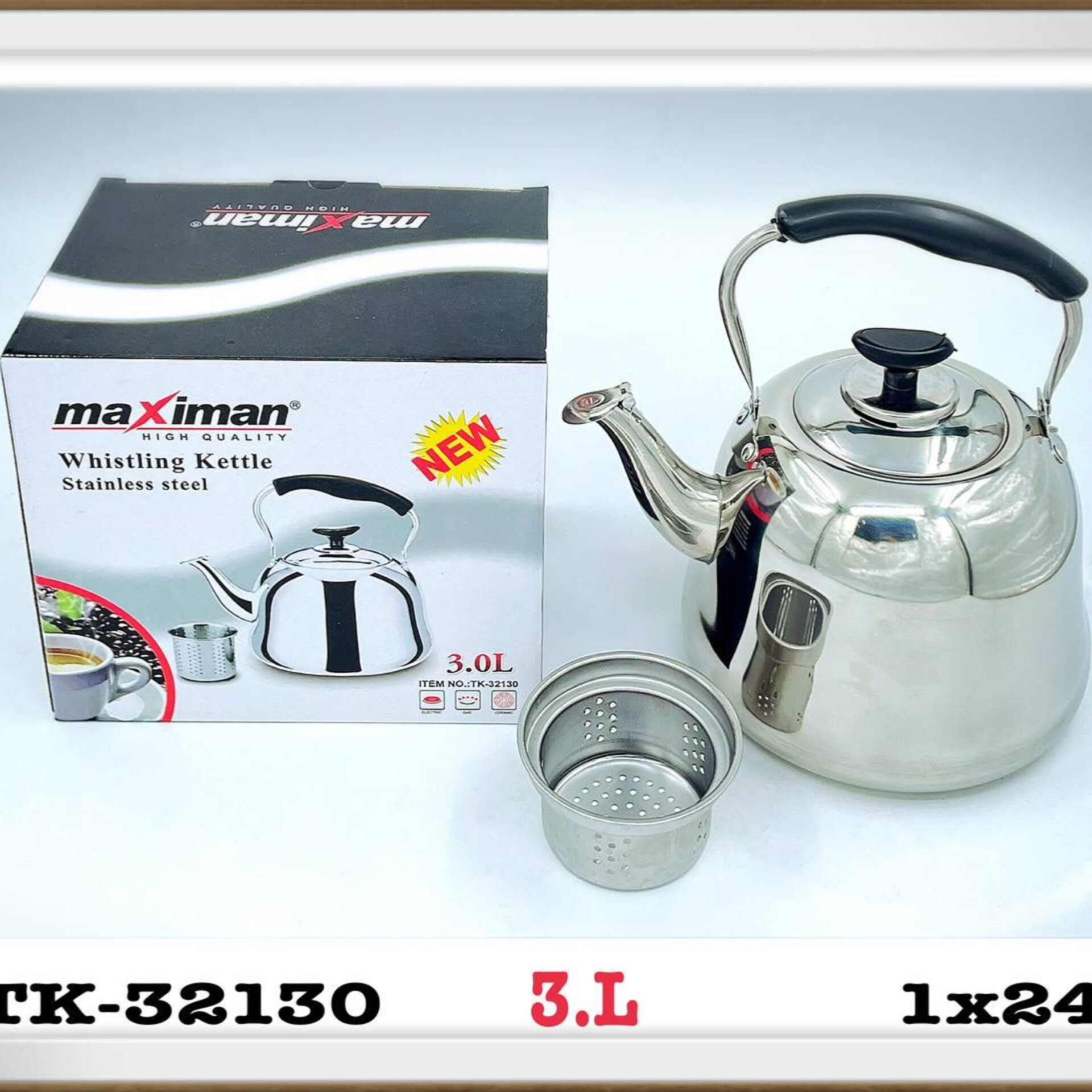 کتری استیل مکسیمان ۳لیتری tk_32130