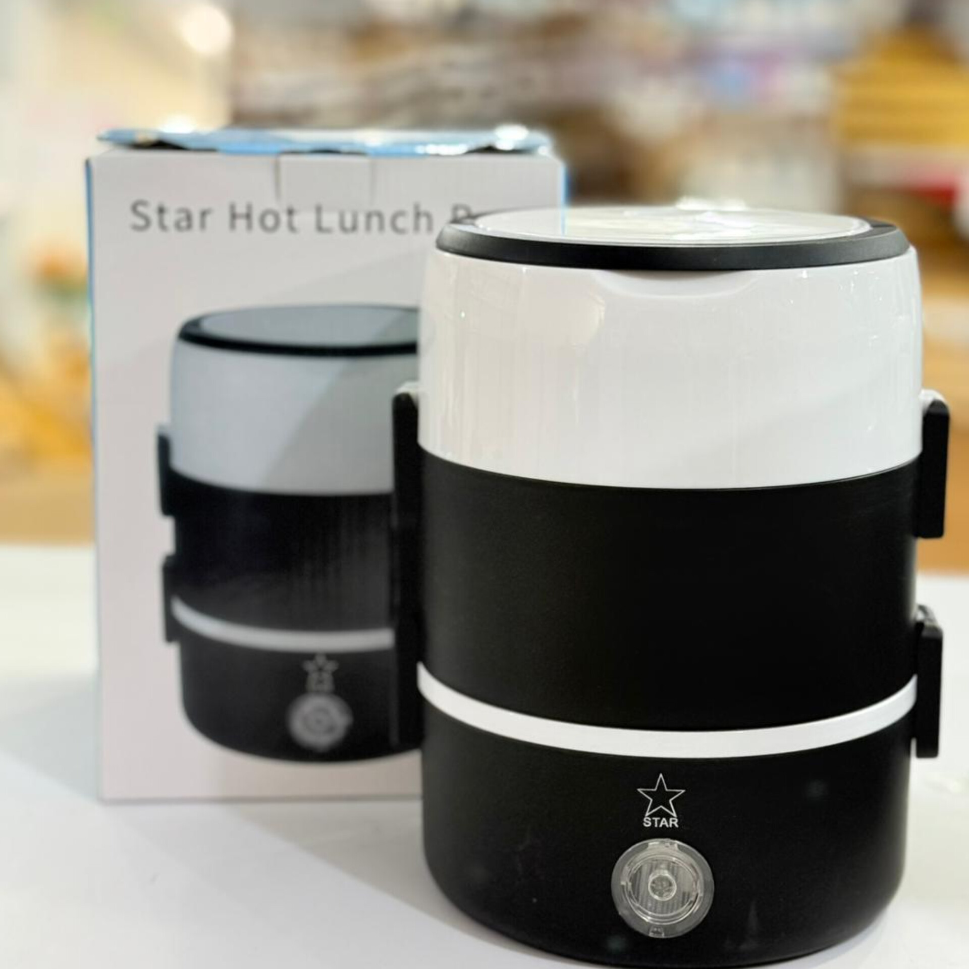 ظرف غذا برقی لانچ باکس ۲طبقه مدل hot star